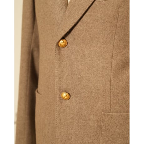 MAATEE&SONS Ex. CASHMERE/MINK UNCON SINGLE BLAZER