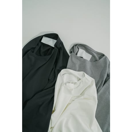 nonnotte Ex. "Hard Twist Balance Jersey" Oversized Basque Long Sleeve