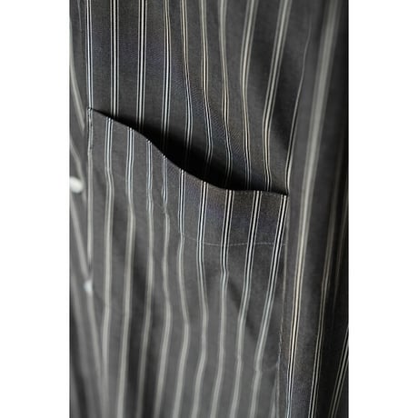 RAKINES Satin stripe / Ex. French BD shirt