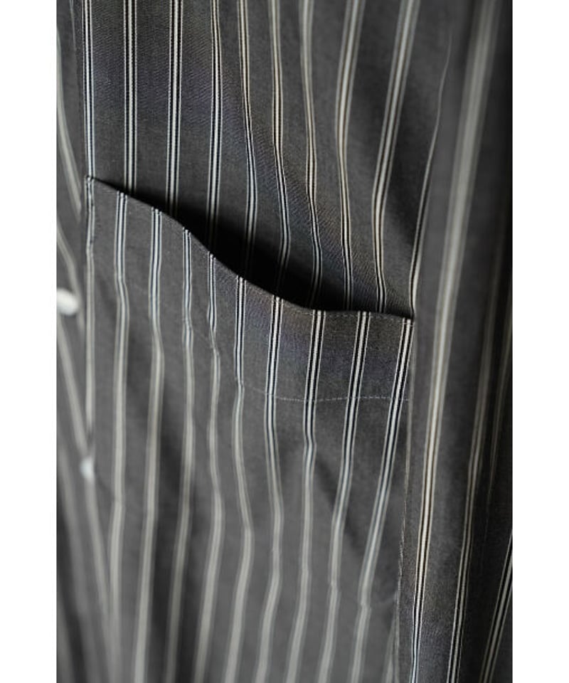 RAKINES Satin stripe / Ex. French BD shirt | Mu