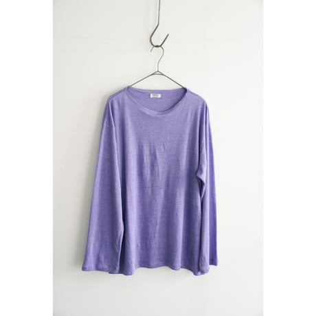 MAATEE&SONS L/S BOAT TEE LINEN天竺