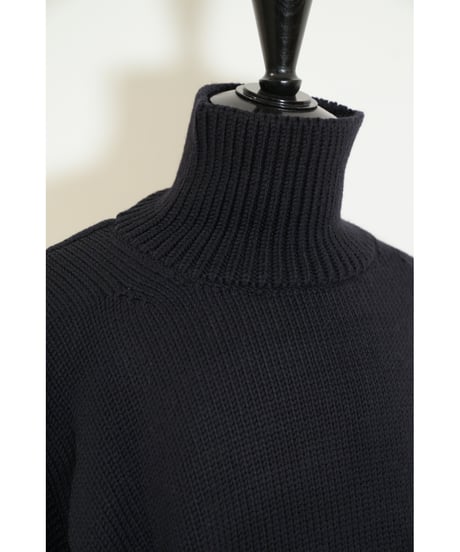 Olde H & Daughter WOOSTED WOOL TURTLE NECK P/O