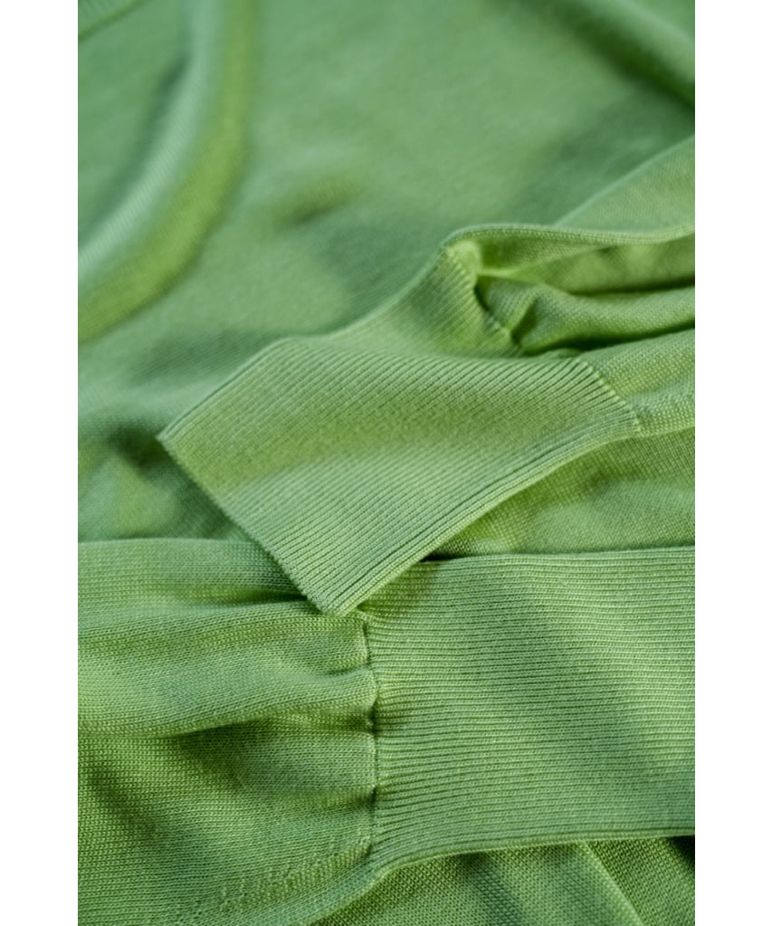 Olde H & Daughter SILK PLAIN STITCH CREW NECK P