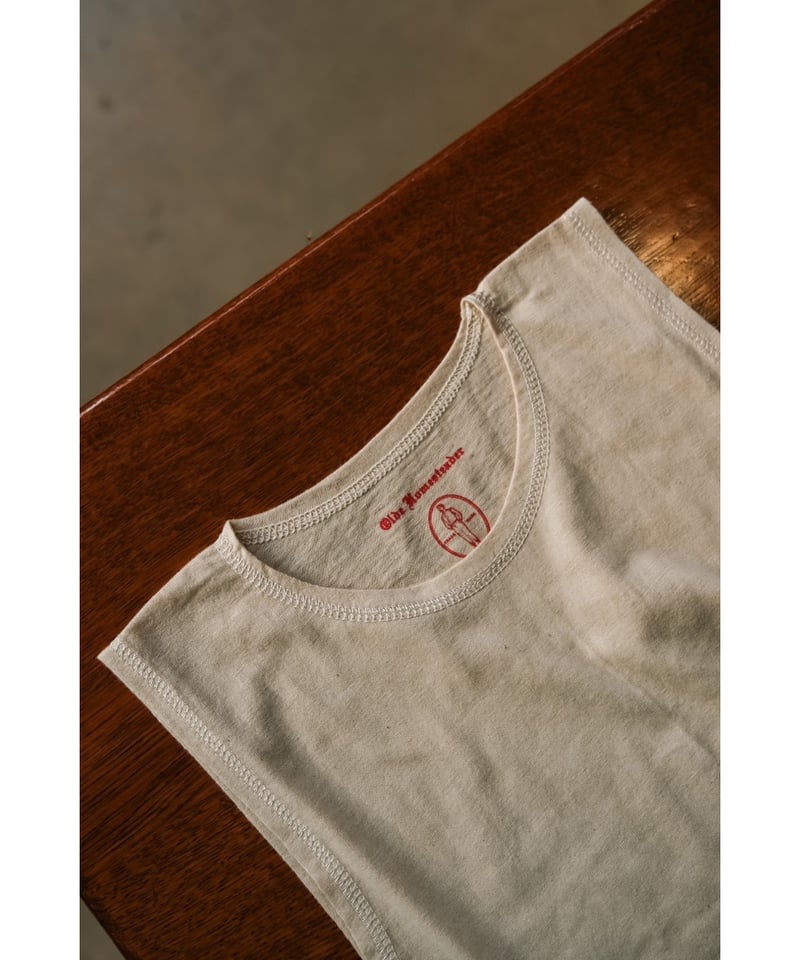 トップス Olde steader RUSTIC SLEEVELESS SHIRT Olde Homesteader “Athletic Shirt” - Rustic Jersey - | MASUYA