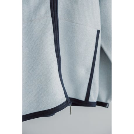 YE OLDE & NEW MAN "RANDONNEUR" WOOL FLEECE V NECK LINER CARDIGAN