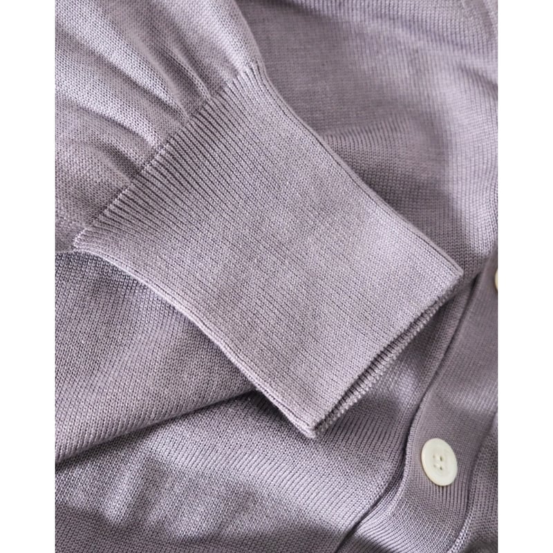 Olde H & Daughter SILK PLAIN STITCH CARDIGAN |