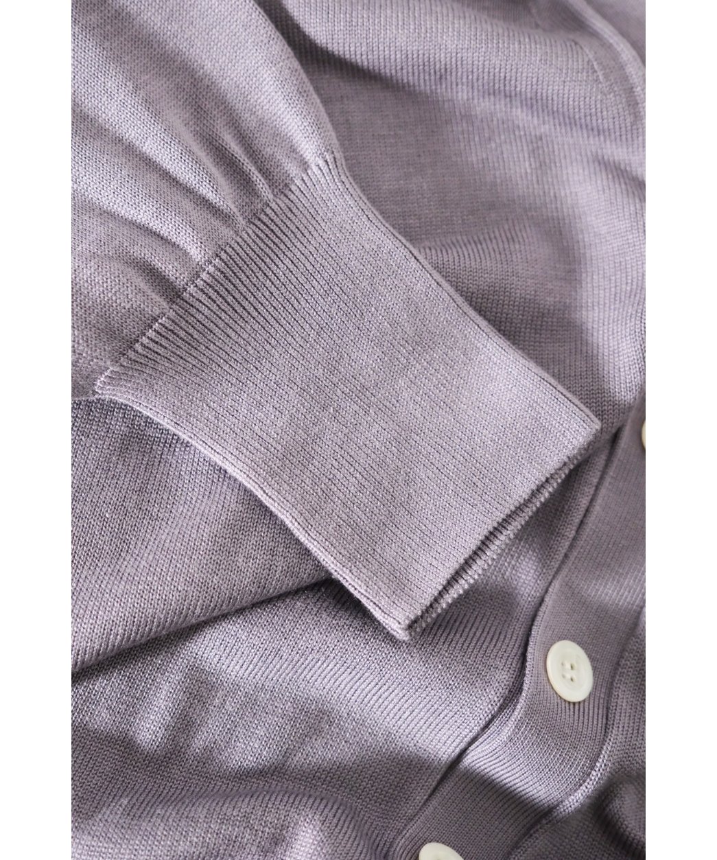 Olde H & Daughter SILK PLAIN STITCH CARDIGAN |
