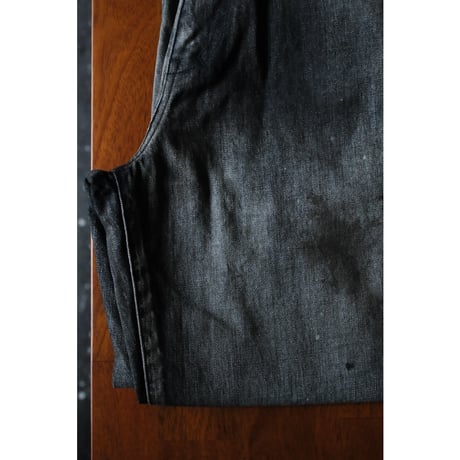 ANCELLM AGING MIDDLE STRAIGHT 5P DENIM PANTS