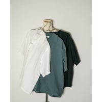 THE CLASIK CLASSIC LINEN POPLINE SHARK COLLAR SHIRT