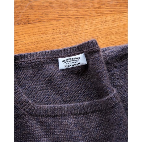 MAATEE&SONS SILKCASH C/N SWEATER