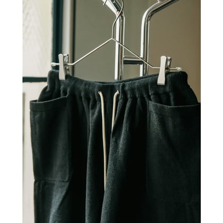 WALENODE "Cotton Cashmere Pile" Marine Shorts