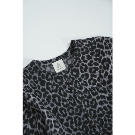 DECHAMPS LEOPARD CARDIGAN