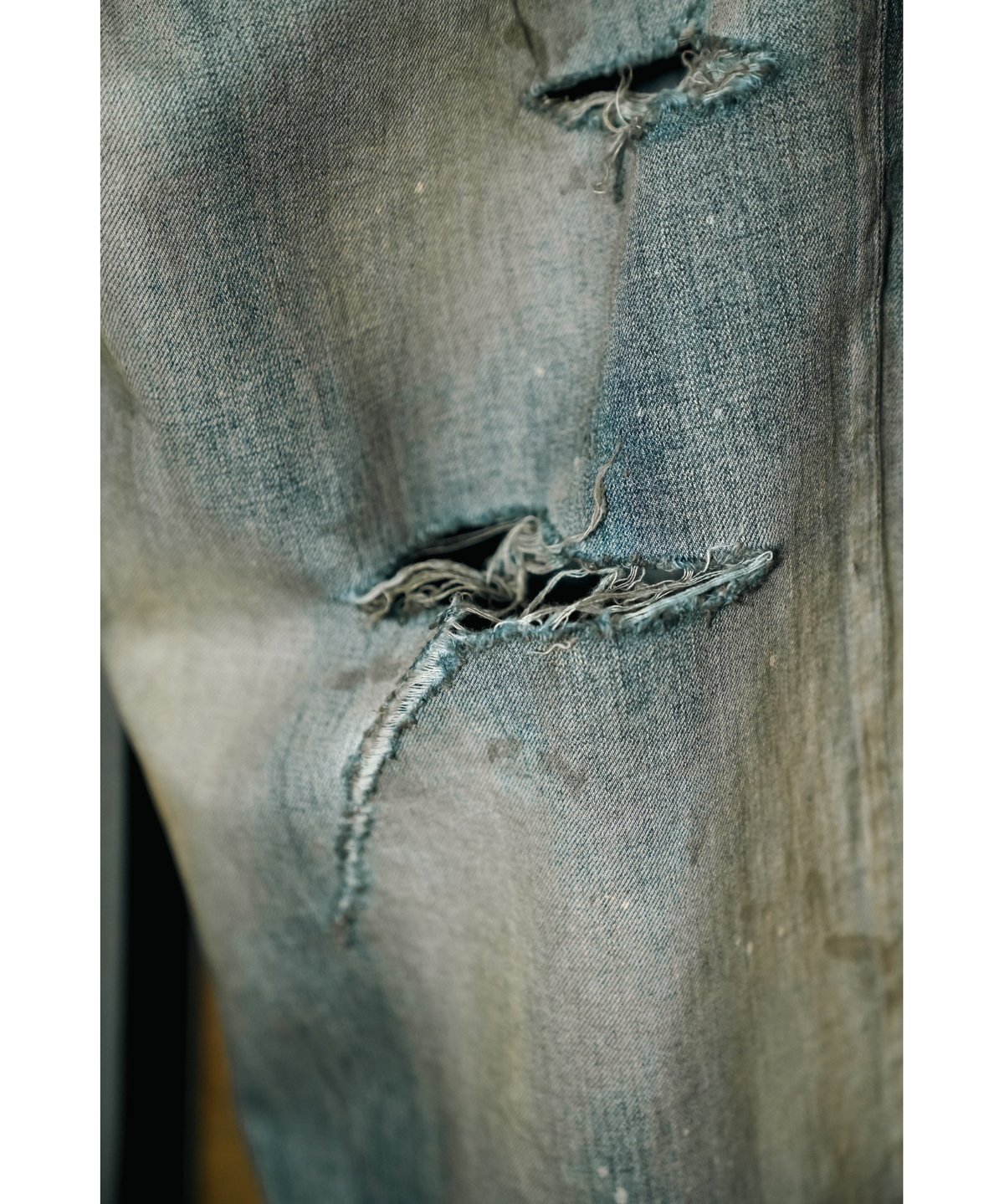 ANCELLM DAMAGE WIDE 5P DENIM PANTS | MusterWerk ANCELLM DAMAGE WIDE 5P DENIM PANTS | MusterWerk