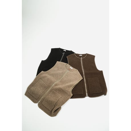 WALENODE "Innocent YAK" Zip-up vest