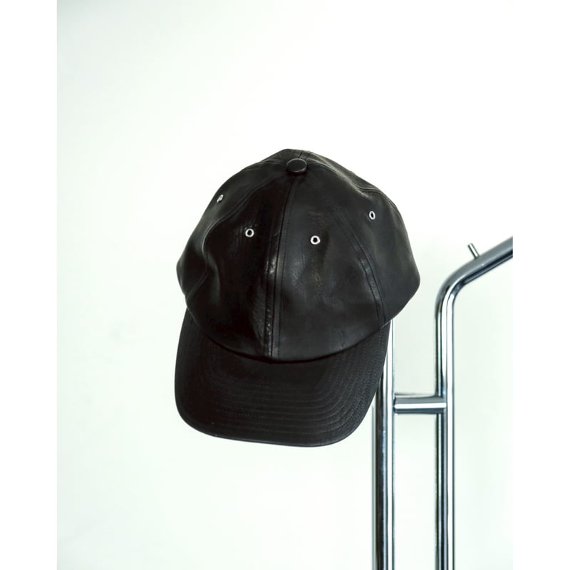 希少 ulterior 6パネルカウレザーキャップ 本革 古着 ULTERIOR Ex. LEATHER 6 PANELED CAP | MusterWerk