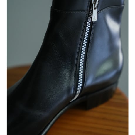 Post Production Side Zip Boots "Italian calf"