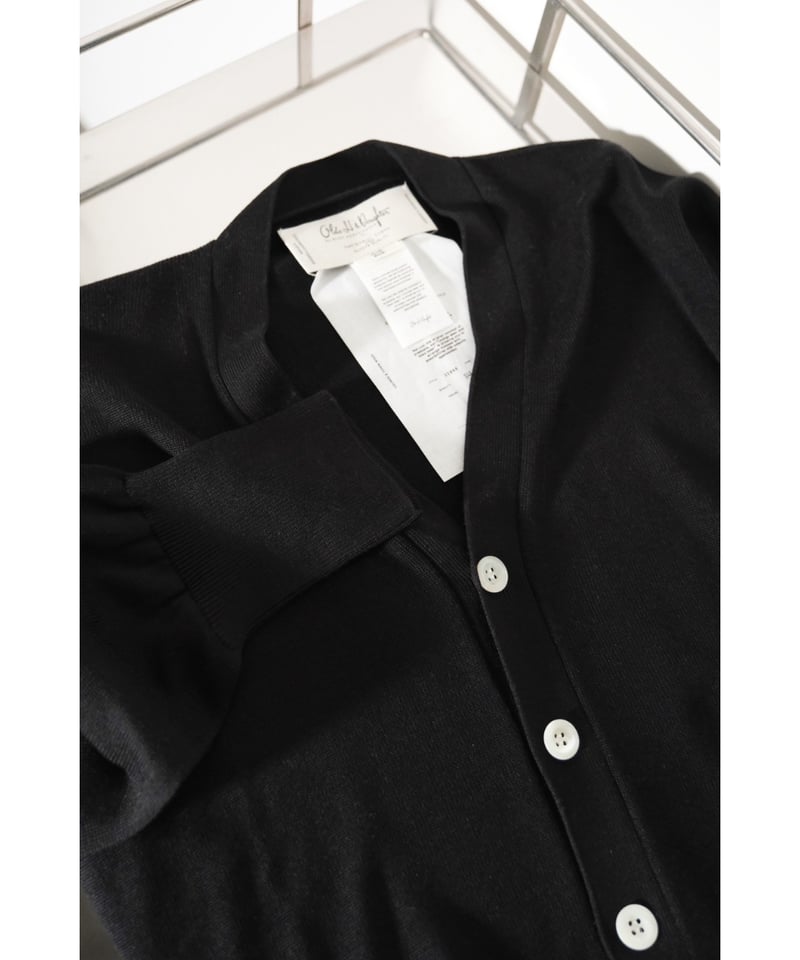 Olde H & Daughter SILK PLAIN STITCH CARDIGAN |