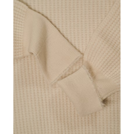 MAATEE&SONS BABY CASH WAFFLE SWEATER