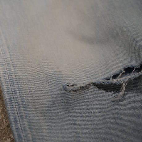 ANCELLM Ex. 5P SELVEDGE RIPPED KNEES DENIM PANTS USED
