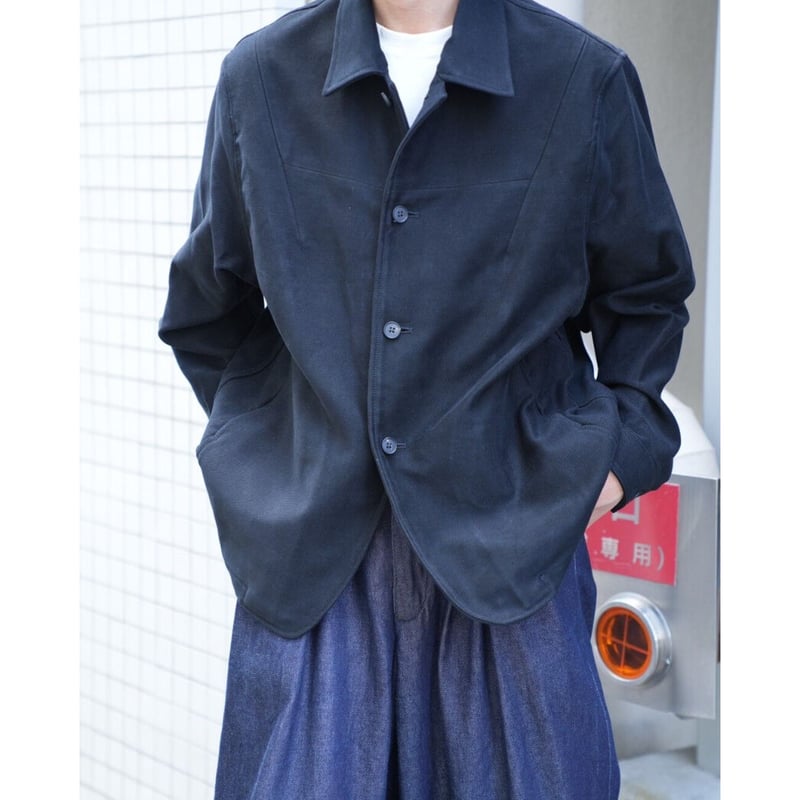 nonnotte 23AW モールスキン6ダーツブルゾン 4 美品 nonnotte HIGH COUNT MOLESKIN 6-DARTS BLOUSON |