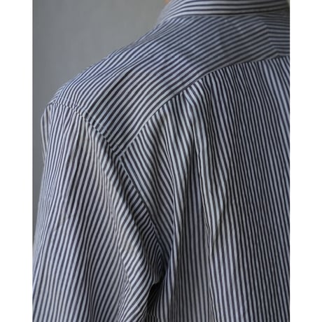 MAATEE&SONS "Charles" Silk Cotton Stripe