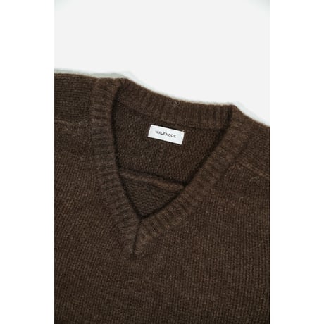 WALENODE "Innocent YAK" Shetland sweater- V