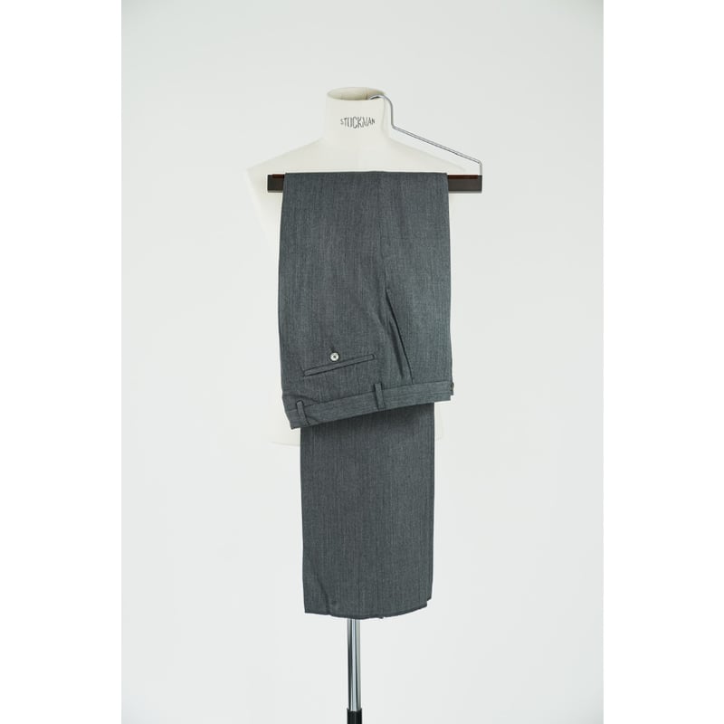 パンツ BIBOJA FLARE NO PLEATS (C.GRAY) SIZE42 BIBOJA High Waisted Flare Trousers - No Pleat/S