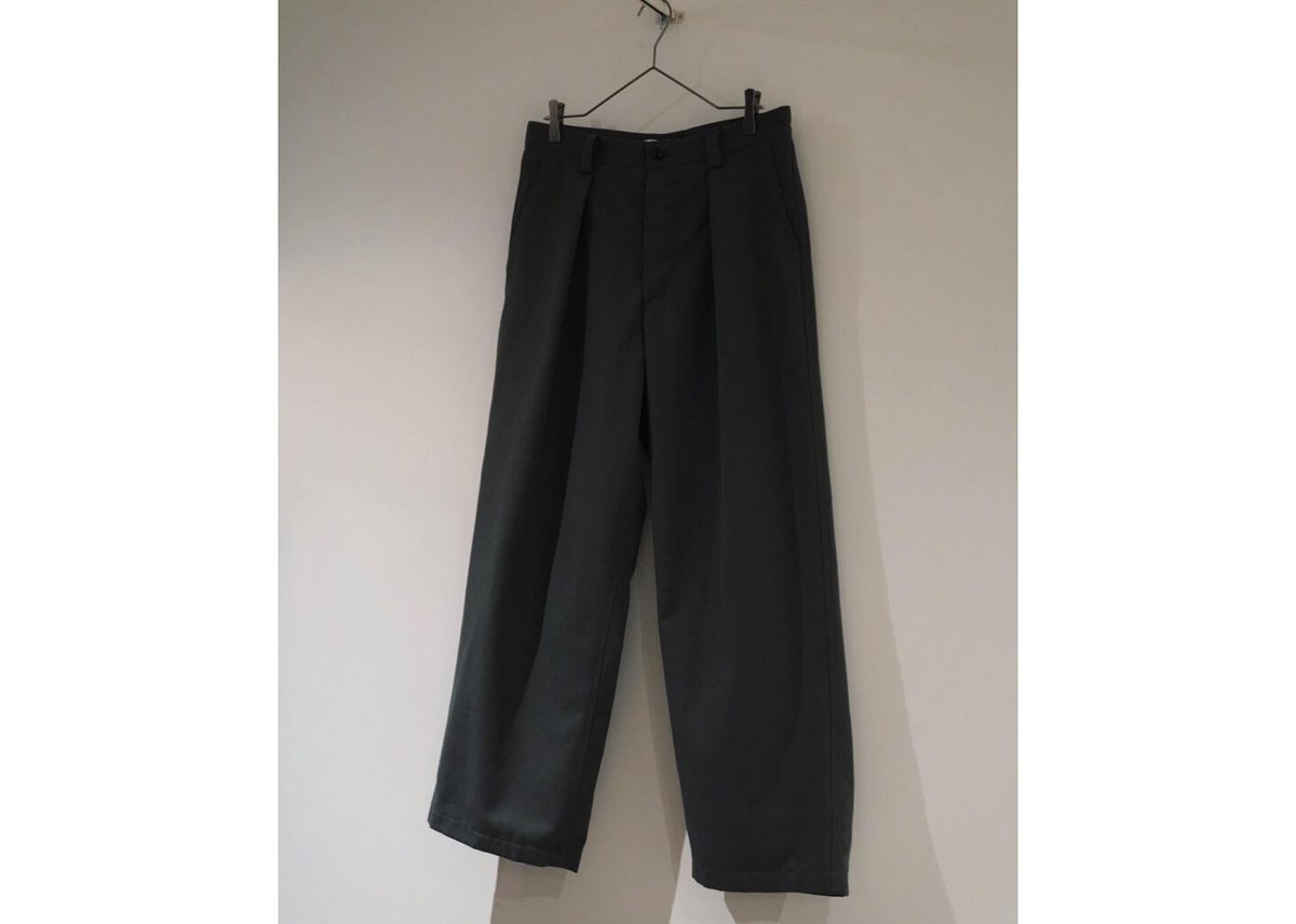 RAKINES ラキネス 22AW ポストワークツイルオーバーラップパンツ RAKINES ラキネス 22AW ポストワークツイルオーバーラップパンツ