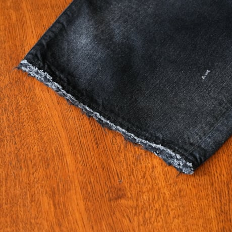 ANCELLM AGING TAPERED 5P DENIM PANTS