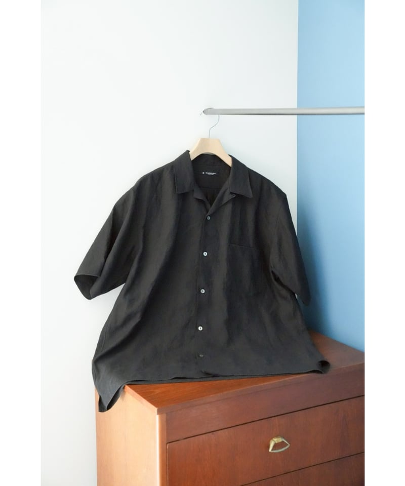 え*つ様 OPEN COLLAR SHIRT S/S HEMP サイズ3 MARKAWARE - OPEN COLLAR SHIRT S/S HEMP (A23B-07SH01B