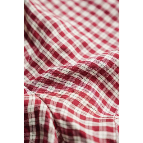 MAATEE&SONS Ex. "LINEN/SILK CK" S.S. SHORTS "PORORI"