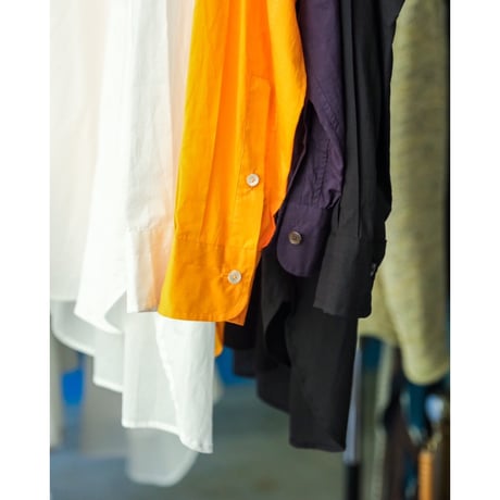 MAATEE&SONS "160番 TANSHI" 半無双BAND COLLAR SHIRTS