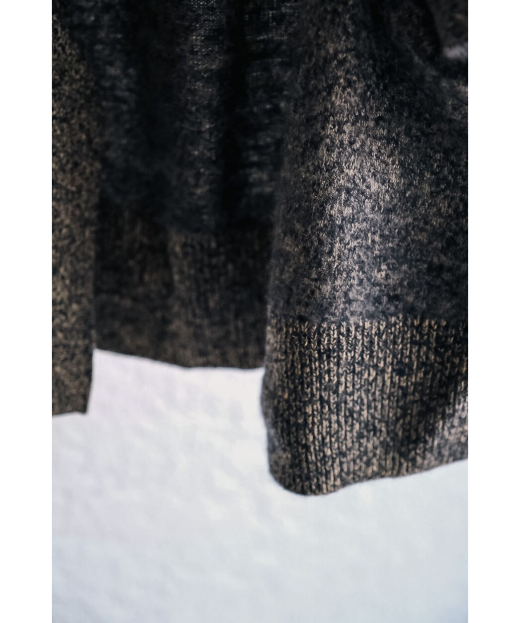 MAATEE&SONS Ex. CASHMERE SHAGGY 2 N/B CARDIGAN