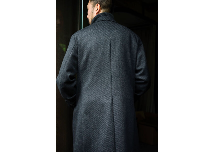 MAATEE&SONS FRENCH KARSEY CHESTERFIELD COAT