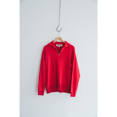 slopeslow  Cotton/Linen Light French terry Half Zip