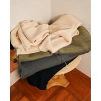 Olde H & Daughter Ex. WOOSTED WOOL DRIVERS KNIT JACKET