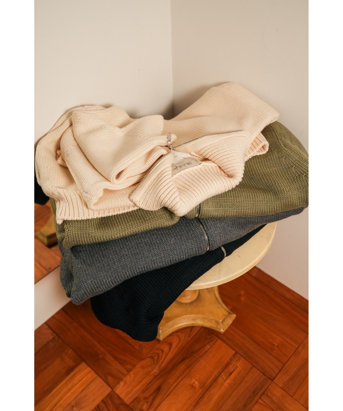 Olde H & Daughter Ex. WOOSTED WOOL DRIVERS KNIT