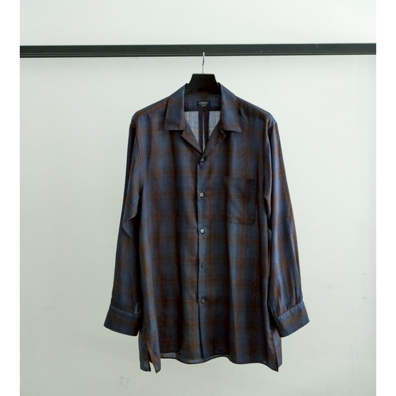 トップス MAATEE&SONS Ex. HWOOL OPEN COLLAR SHIRTS MAATEE&SONS Ex. 