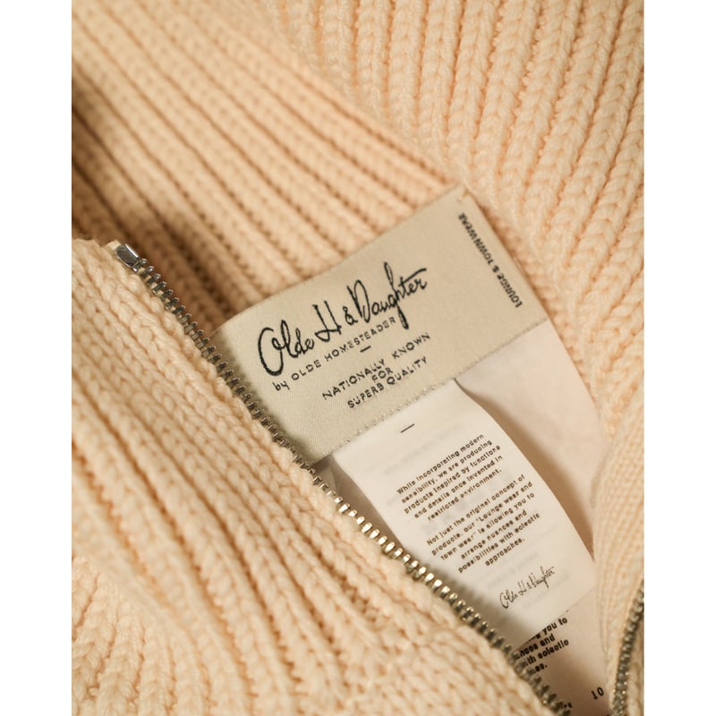 Olde H & Daughter Ex. WOOSTED WOOL DRIVERS KNIT