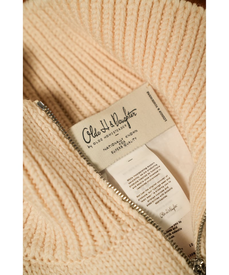 Olde H & Daughter Ex. WOOSTED WOOL DRIVERS KNIT