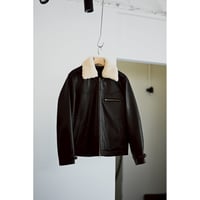 MAATEE&SONS Ex. DEER LEATHER JK 襟MOUTON