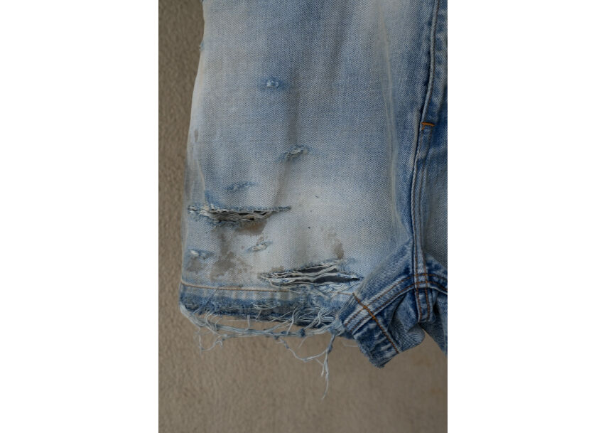ANCELLM CRASH DENIM SHORTS | MusterWerk