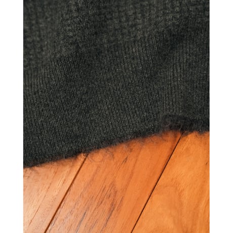 MAATEE&SONS BABY CASH WAFFLE SWEATER