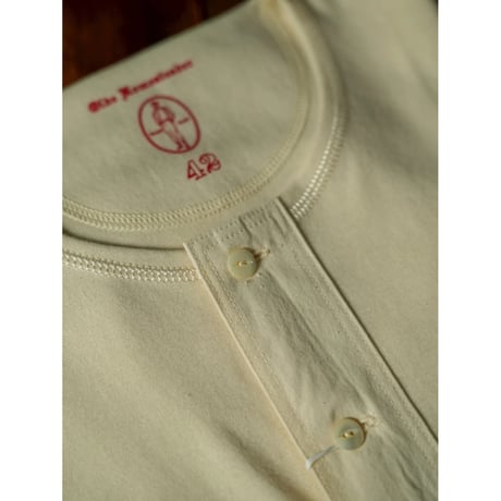 Olde Homesteader INTERLOCK HENLEY NECK LONG SLEEVE