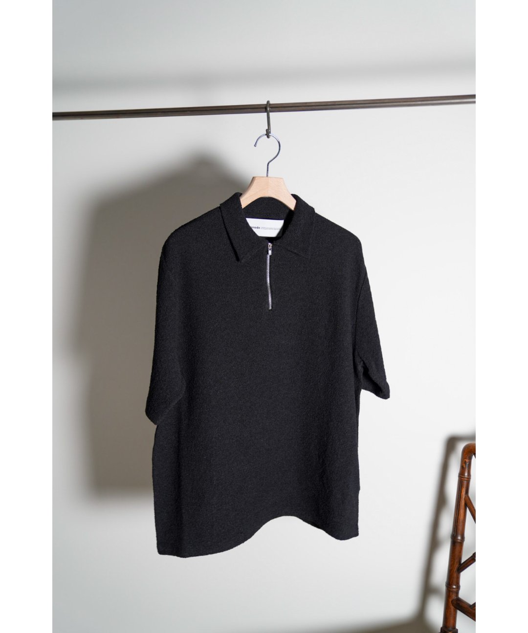 トップス WALENODE Paper boucle Zip polo shirt 1 walenode / Paper boucle Zip polo shirt – style department_