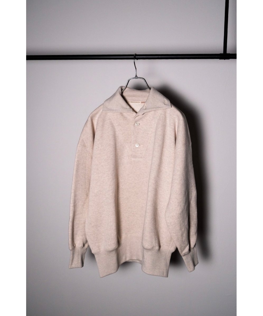 美品 olde Homesteader EXTRA Cotton Fleece Olde Homesteader “Cotton Fleece / Opened Front Long Sleeve