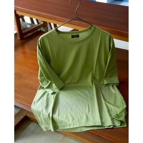 MAATEE&SONS Ex. WASHABLE SILK TENJIKU LOOSE TEE