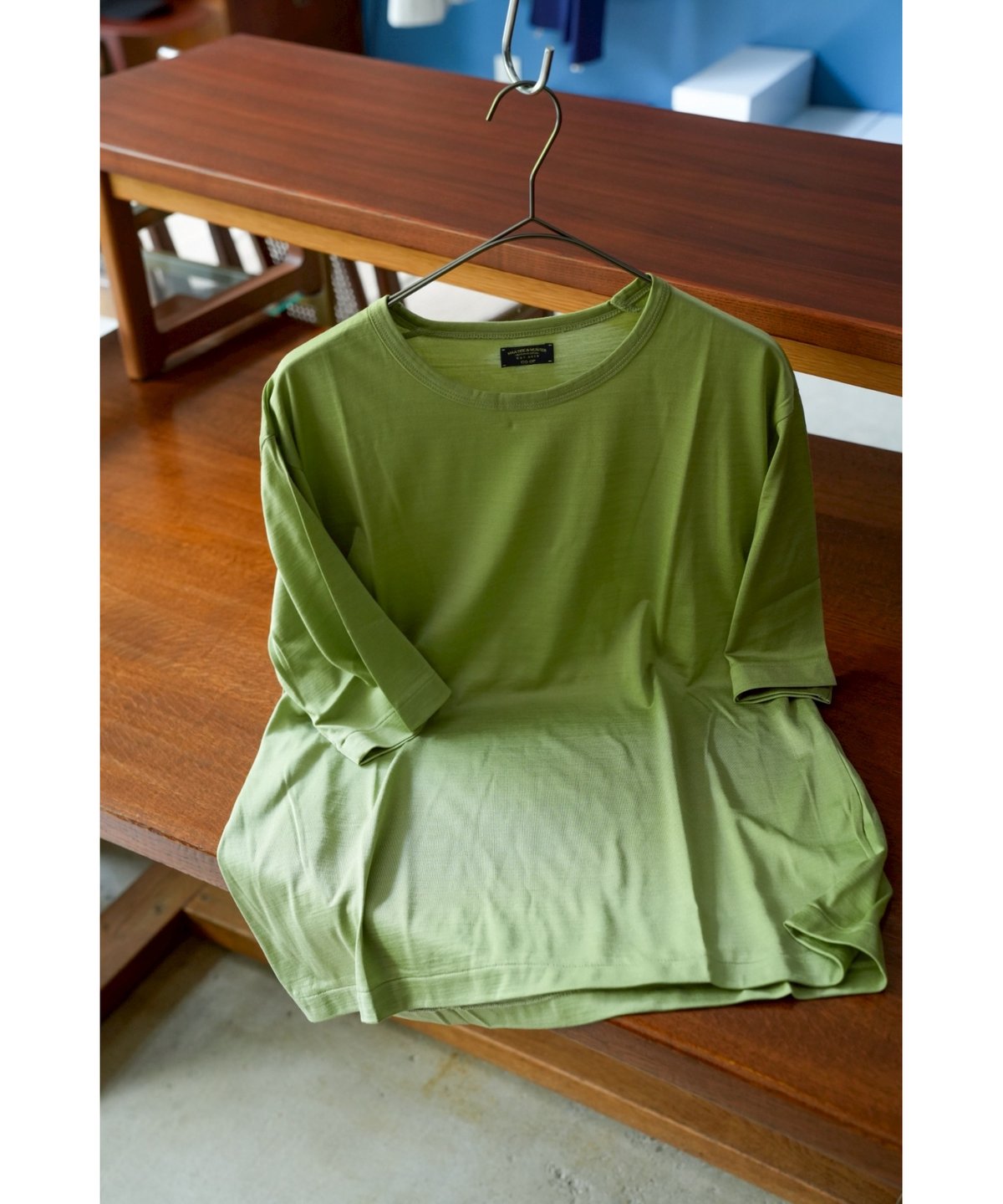 MAATEE&SONS Ex. WASHABLE SILK TENJIKU LOOSE TEE