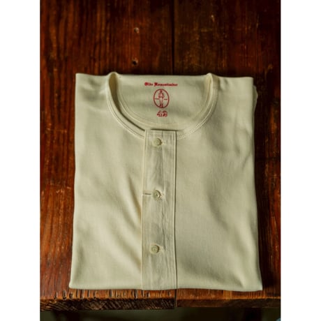 Olde Homesteader INTERLOCK HENLEY NECK LONG SLEEVE