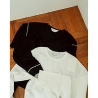 ANCELLM DAMEGE WAFFLE CREW LS T-SHIRT
